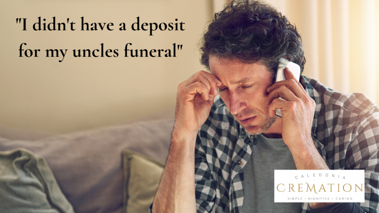 Do I need to pay a deposit before I can organise a funeral?