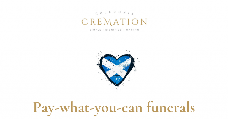 Caledonia Cremation has launched the first ever Pay-What-You-Can funerals to support those facing funeral poverty this January